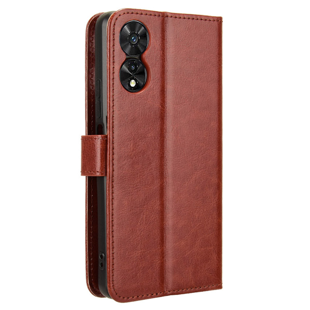 For TCL 505 T509K T5094 Case Viewing Stand PU Leather Crazy Horse Texture Phone Cover For TCL 505 T509K T5094 Case Viewing Stand PU Leather Crazy Horse Texture Phone Cover